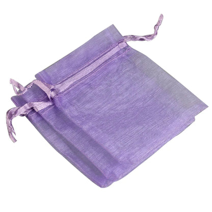 Organza Gift Bags - 50/100pcs Drawstring Jewelry Pouches 24 Colors for Wedding Christmas Candy Gift Packaging