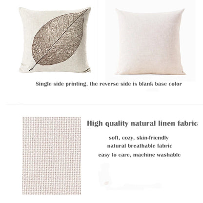 Bohemian Linen Cushion Cover – Multicolor Ethnic Geometric Pattern Decorative Pillow for Living Room Sofa