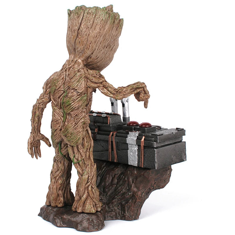 Marvel Guardians of the Galaxy Groot Statue – Cute Baby Tree Man PVC Anime Action Figure Toy Collectible Gift