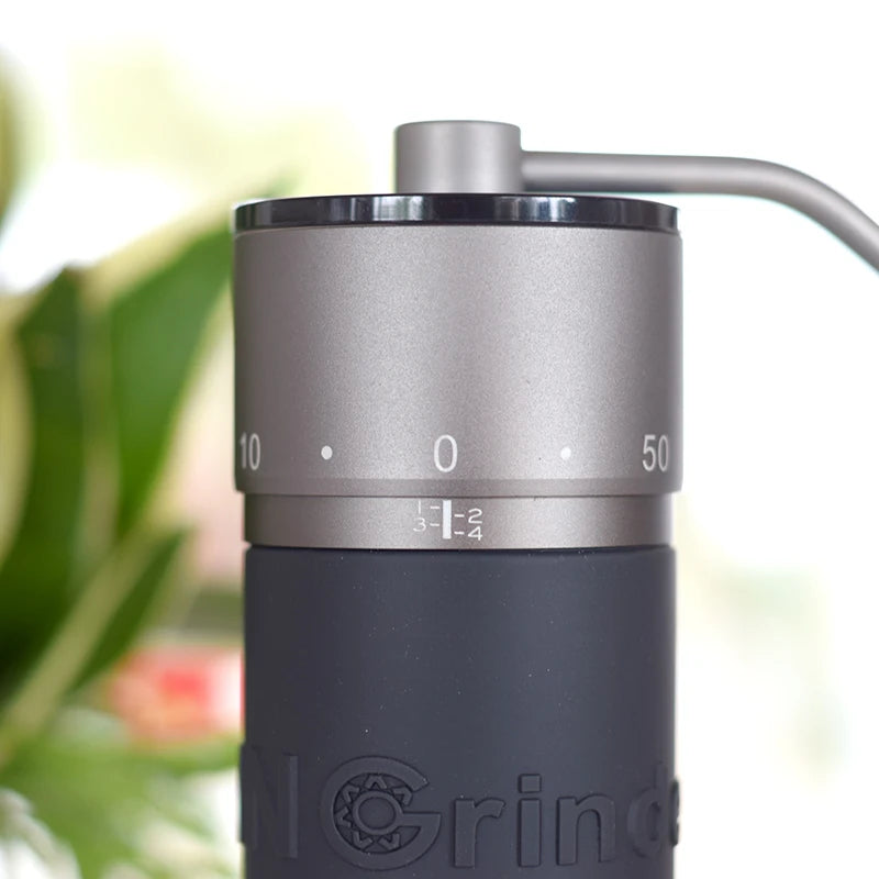 KINGrinder K4/K6 Manual Coffee Grinder — Portable 420 Stainless Steel Mill with 48mm Titanium-Plated Burr