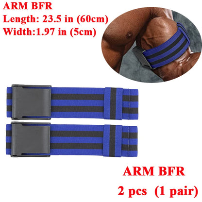 BFR Blood Flow Restriction Bands – Gym Fitness Training Straps for Arms & Legs, Muscle Growth, Bodybuilding & Weightlifting Occlusion Bands