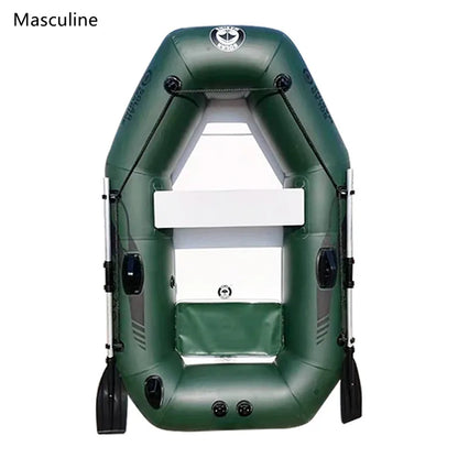 Solar Marine 2-Person Inflatable PVC Fishing Boat – 2M Wear-Resistant Kayak Canoe with Free Accessories