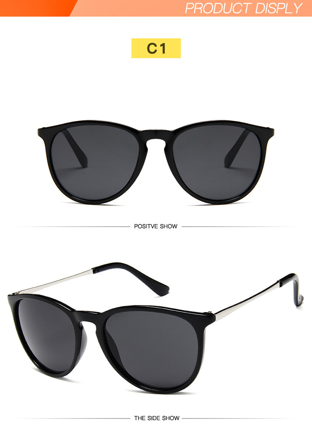 MUSELIFE 2025 Oval Small Sunglasses — Clear UV400 Classic Transparent Shades for Women