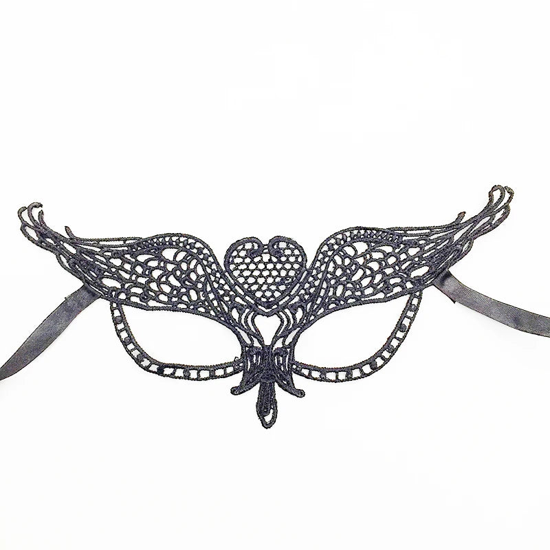 Sexy Lace Eye Mask for Women — Venetian Masquerade, Halloween & Carnival Half-Face Cosplay Party Mask