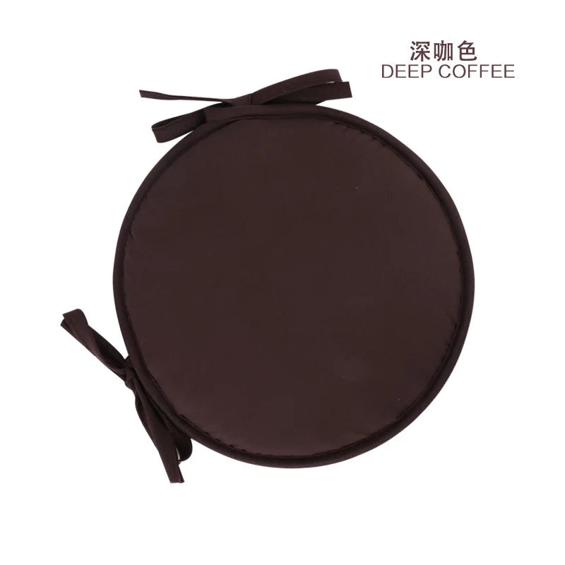 Round Chair Cushion – Candy Color Seat Pad with Drawstring, Home Decor & Office Chair Cushion, 30cm & 38cm