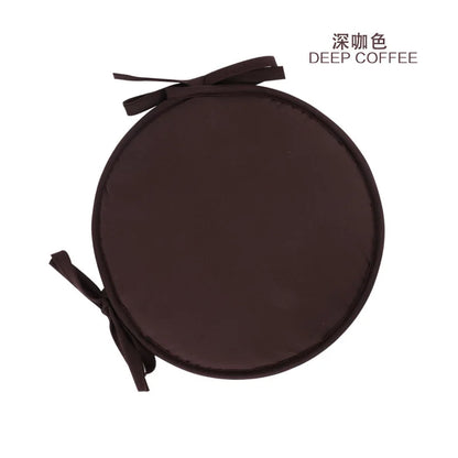 Round Chair Cushion – Candy Color Seat Pad with Drawstring, Home Decor & Office Chair Cushion, 30cm & 38cm