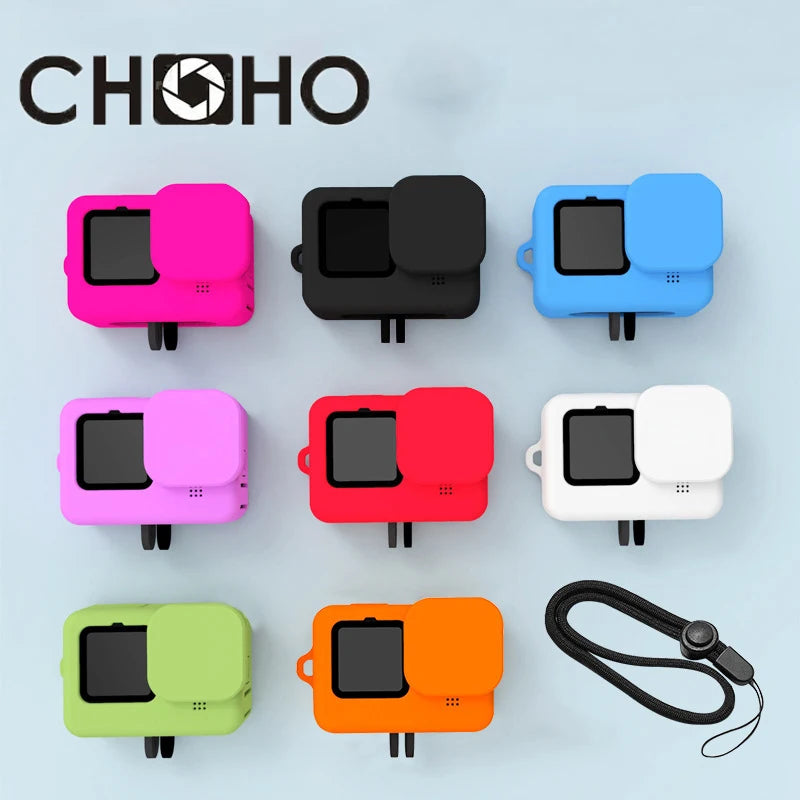 Soft Silicone Protective Case for GoPro Hero 9–13 Black – Rubber Housing Shell Accessory