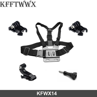 GoPro Accessories Kit — Strap, Tripod Mount & More for Hero 12–4, Yi 4K, SJ4000, EKEN H9, AKASO, DBPOWER Action Cameras