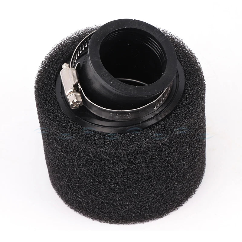 35–60mm Foam Air Filter – Red Elbow Neck Sponge Cleaner for Scooter, Dirt Bike, Motorcycle | Kayo BSE Compatible