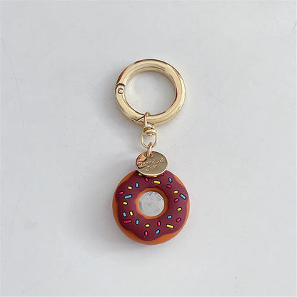 Cartoon Donut Silicone Case for Apple AirTag – Cute Protective GPS Tracker Cover for Dog Collar