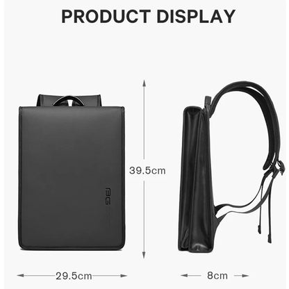 BANGE Men's Business Backpack - Anti-Theft Computer Bag, Large Capacity 14.1 Inch Laptop Bag, Elegant & Waterproof