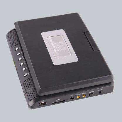 7.8-Inch Portable HD DVD Player - 16:9 Rotating LCD Screen with USB, SD Card, CD, MP3 & Game Support
