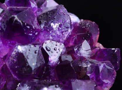 Amethyst Geode Crystal Wand — 10-70g Natural Quartz Stone Point for Energy Healing & Home Décor (30-50mm)