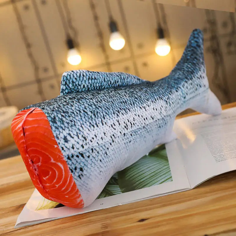 Creative Plush Fish Pillow Toy - Soft Simulation Carp Plush for Cats, Kids & Fun Gifts