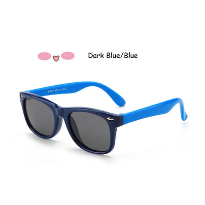 Kids Polarized Sunglasses – Classic Designer UV Protection Eyewear with TAC Lenses & TR90 Flexible Safety Frame for Boys & Girls