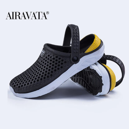 Unisex Fashion Beach Sandals – Waterproof Anti-Slip Flip Flops with Thick Sole for Men & Women