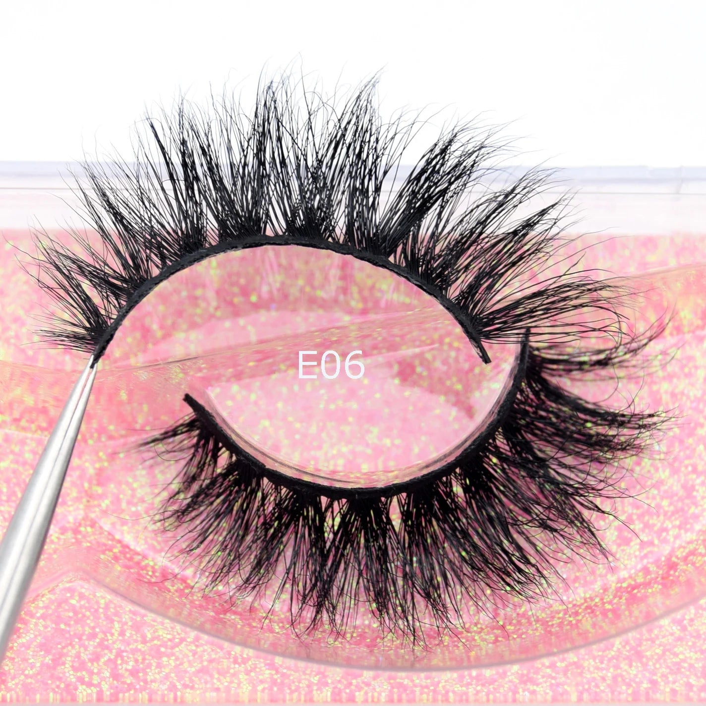 Visofree 3D Mink Eyelashes – Thick Handmade Full Strip Cruelty-Free False Lashes for Makeup M56