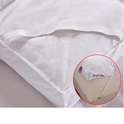 SongKAum 100% White Goose Down Mattress – Thickened, Warm Tatami Pad for Luxury Five-Star Comfort, King & Queen Size