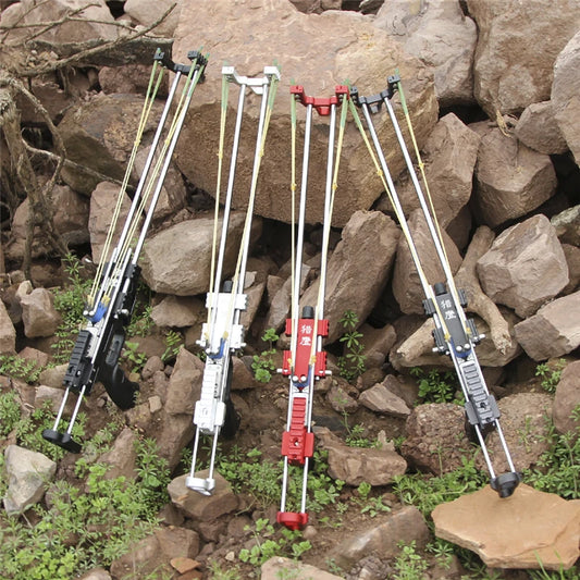 Wolf King Powerful Slingshot Rifle – Mechanical Hunting Catapult, Portable Outdoor Distance Shooting Toy for Precision Use