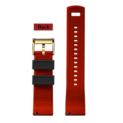Premium Silicone Watch Band – Quick Release Rubber Strap, 18mm 20mm 22mm Replacement Watchband