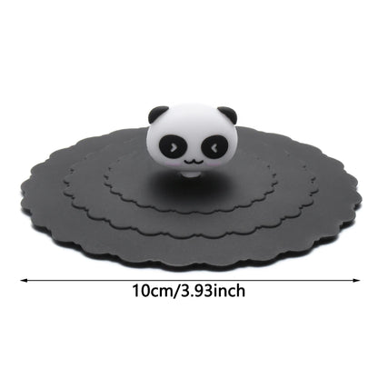 24-Pack 10cm Reusable Silicone Cup Covers - Cute Seal Design for Dustproof, Leakproof Tea and Coffee Cups - Cup Accessories