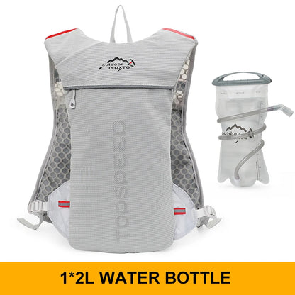 INOXTO 5L Trail Running Backpack - Ultra-Light Hydration Vest for Marathon & Cycling with 1.5L/2L Water Bag