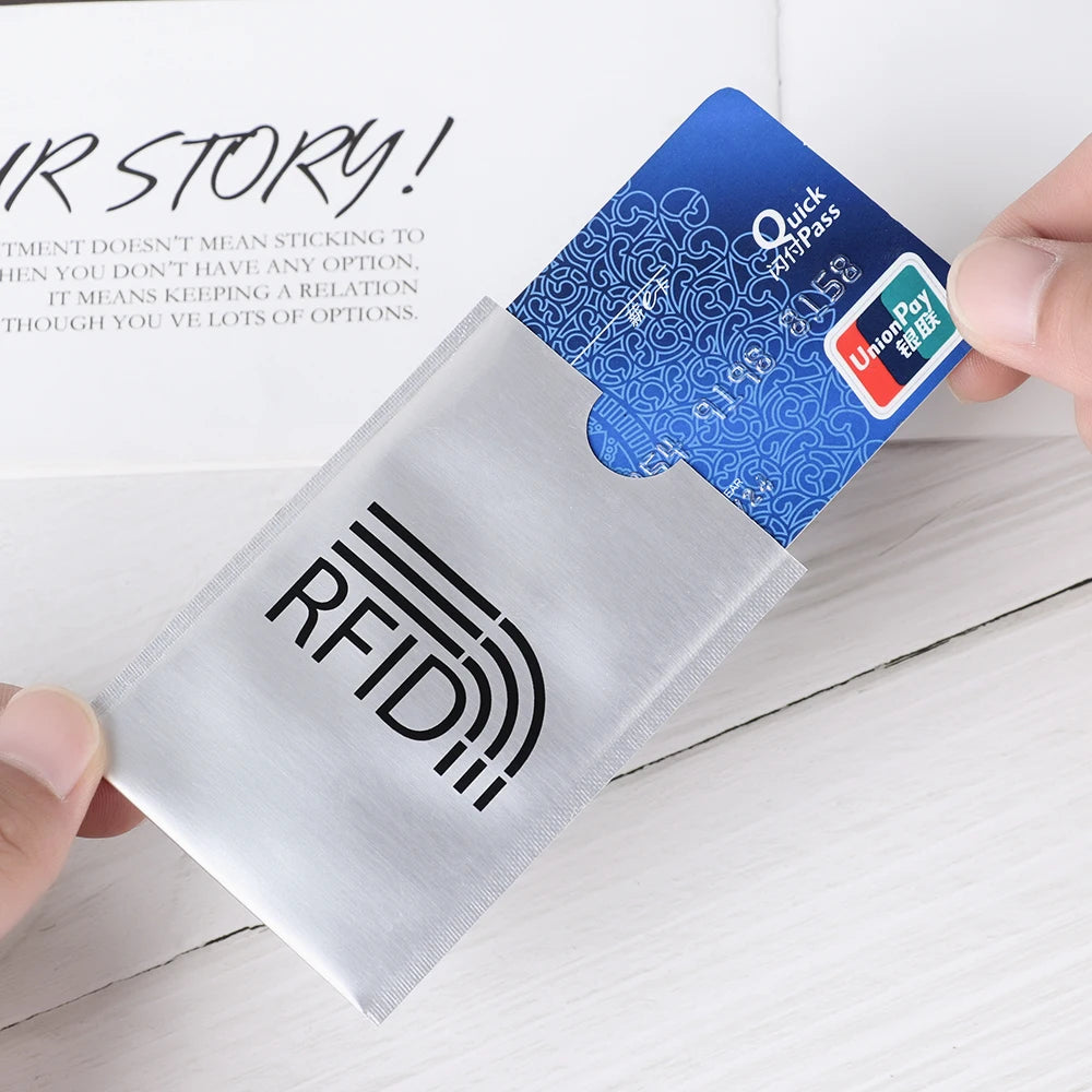 10PCS RFID Credit Card Protector Sleeves – Anti-Theft Blocking Skin Case Covers for Bank Cards, New Hot Sale