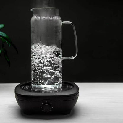 Large Capacity Heat-Resistant Glass Water Pitcher with Handle – 1.2L/1.5L Transparent Cold Drink & Tea Kettle