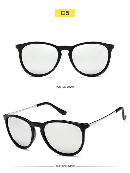 MUSELIFE 2025 Oval Small Sunglasses — Clear UV400 Classic Transparent Shades for Women