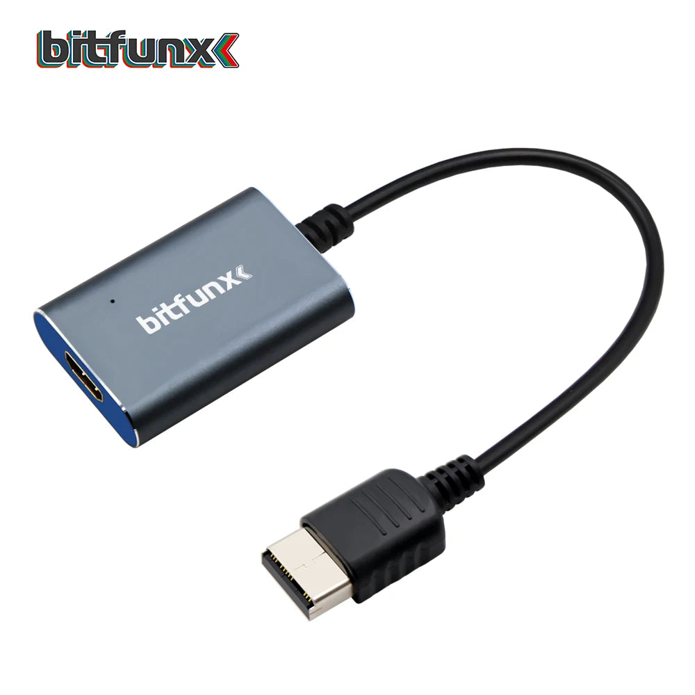 Bitfunx VGA to HDMI Adapter – Video & Audio Converter for SEGA Dreamcast NTSC/PAL Game Console