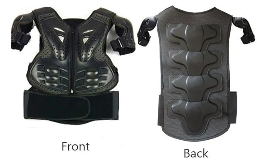 Full Body Protective Armor for Kids & Youth – Motocross, Skating Vest with Chest, Spine, Knee & Elbow Guards (0.8-1.6m)