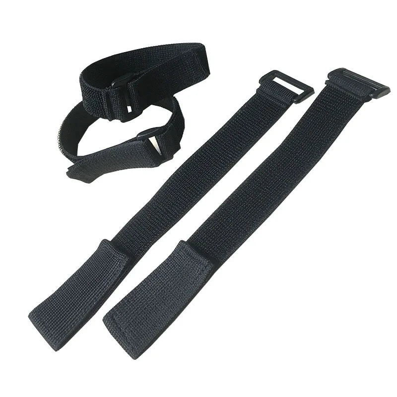 Customizable Elastic Nylon Hook & Loop Cable Ties – Reusable Magic Band Straps with Reverse Buckle Fastener