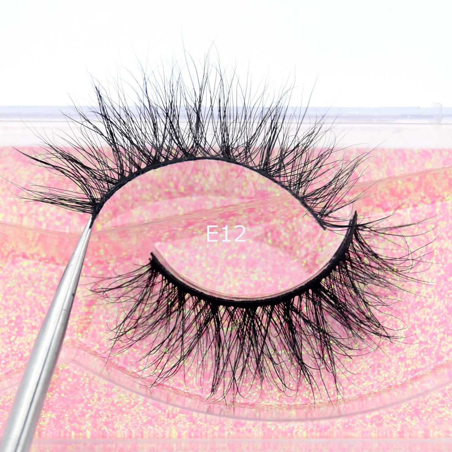 Visofree 3D Mink Eyelashes – Thick Handmade Full Strip Cruelty-Free False Lashes for Makeup M56