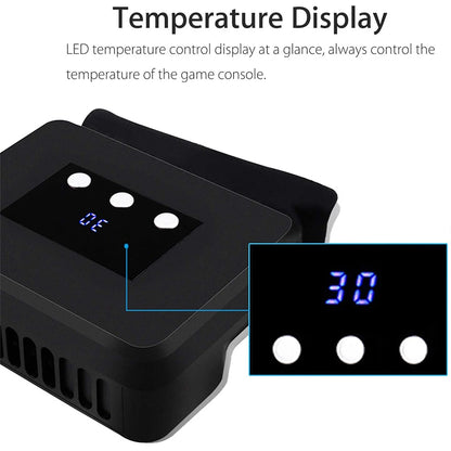 External Cooling Fan for Nintendo Switch – Turbo Pump Radiator Base with LED Display for Switch Docking Station
