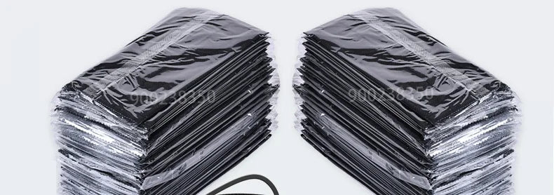 10-500PCS Adult Disposable Masks – Individual Black 3-Layer Anti-Dust Face Masks