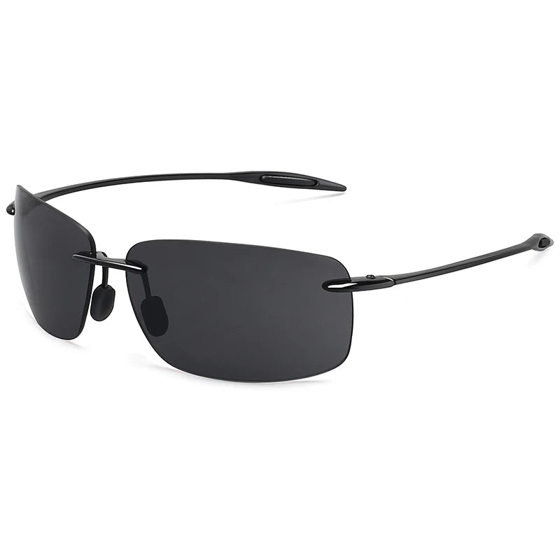 MAXJULI Polarized Sunglasses for Men & Women - Designer Fashion, Rimless Sports & Driving Eyewear (MJ8009)
