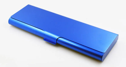 Custom Logo Metal Aluminum Pencil Case - Student Stationery Box for Pens and Pencils, Perfect Gift Box