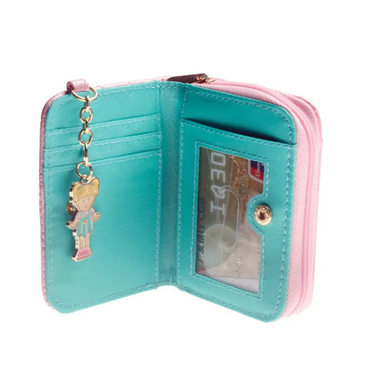Pink Quilted Women's Wallet - Stylish Female Coin Purse (Model 6717)