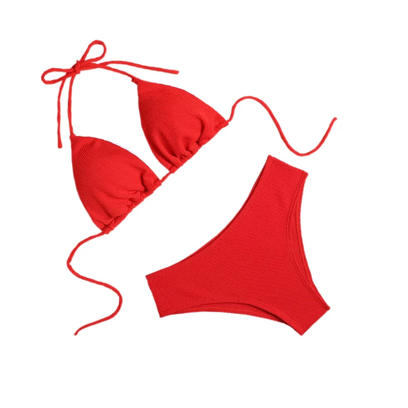 Women Brazilian Bikini Set - Sexy Push-Up Two Piece Swimsuit Beachwear Swimwear Bathing Suit