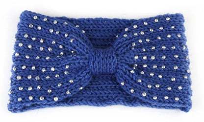 Women's Solid Color Knitted Headband – Elastic Twisted Turban Headwrap, Winter Hair Band for Girls, Fashion Hair Accessories