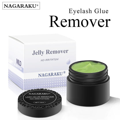 NAGARAKU Eyelash Extension Kit - Lash Glue Primer, Adhesive Hardener & Fast Removal Glue for Strong Bonding