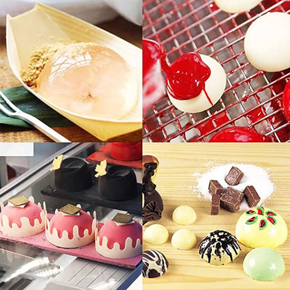 Semi-Sphere Silicone Mold — Half-Ball Chocolate, Candy, Mousse & Pastry Baking Tool for Fat Bombs