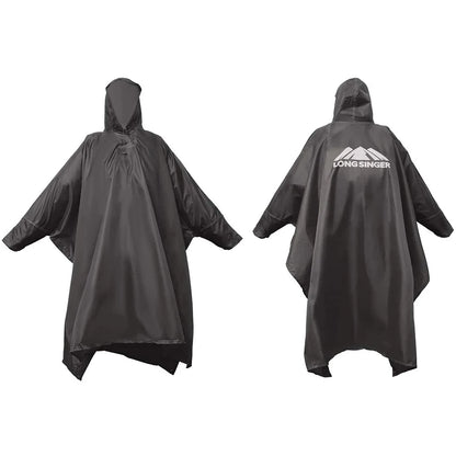 3-in-1 Portable Waterproof Raincoat - Adjustable, Lightweight, and Reusable for Men and Women, Ideal for Hiking, Hunting, and Climbing