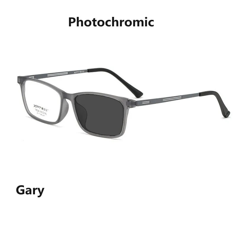 Ultralight Anti Blue Light Reading Glasses - Photochromic Titanium Alloy Frame Hyperopia Readers for Men & Women