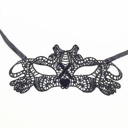 Sexy Lace Eye Mask for Women — Venetian Masquerade, Halloween & Carnival Half-Face Cosplay Party Mask