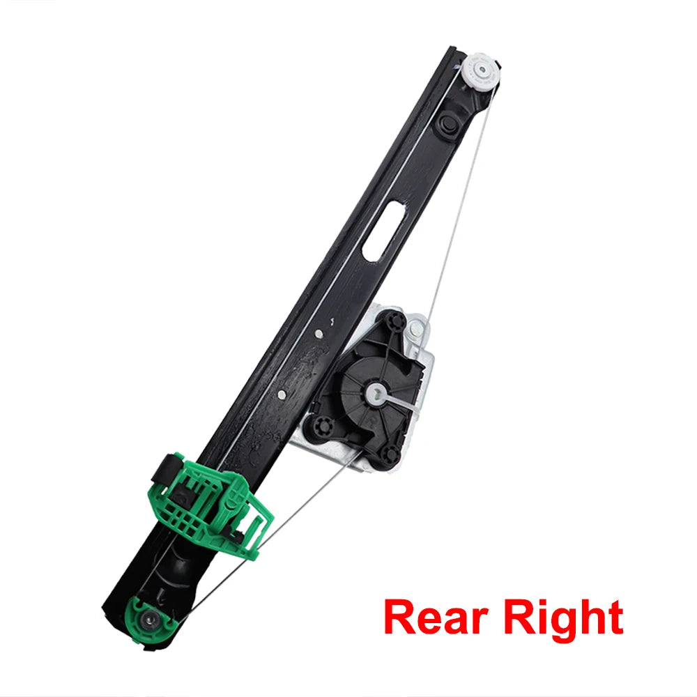 BMW E90 E91 Rear Power Window Regulator Without Motor - Replacement Part 51357140589 / 51357140590 for 323i, 325i, 328i, 330i, 335i and M3