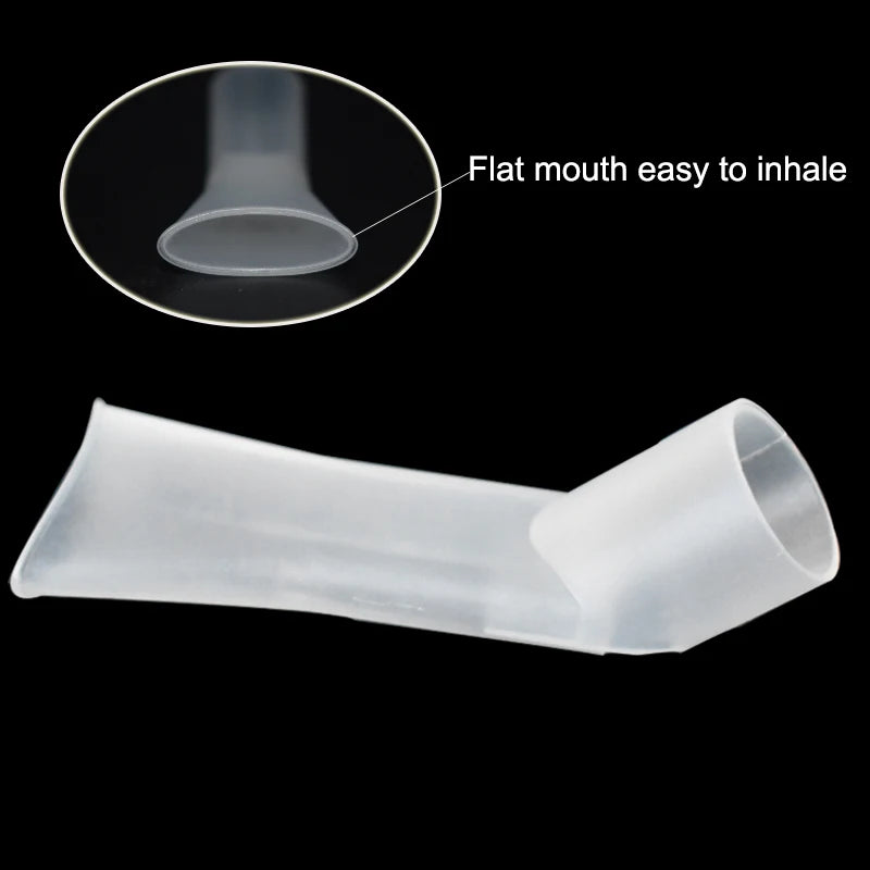 3-Piece Household Nebulizer Kit — Inhaler Cup and Compressor Mouthpieces, Medical Steam Inhaler Accessories
