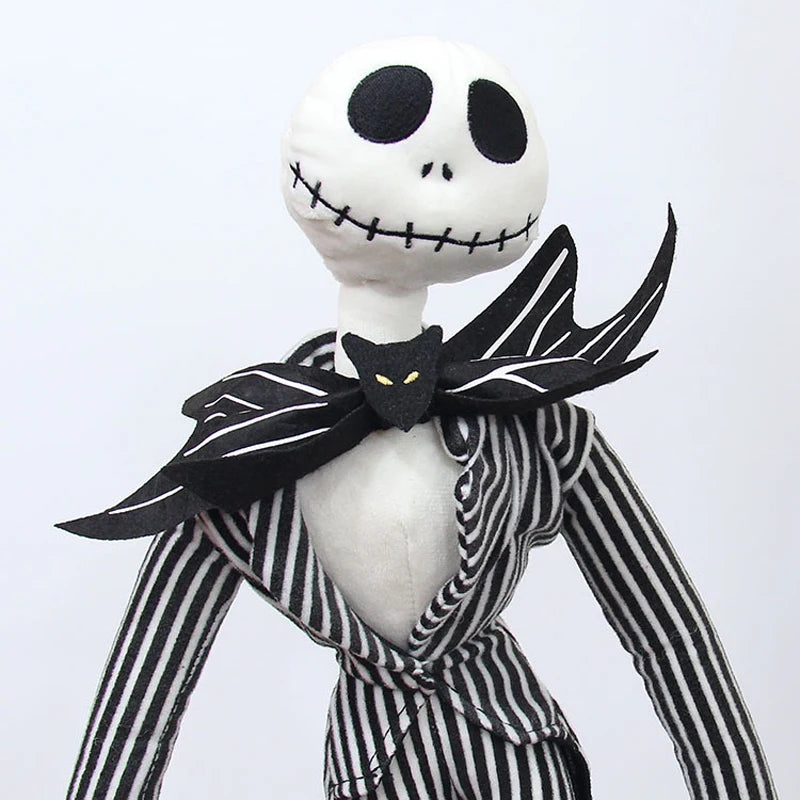 50cm The Nightmare Before Christmas Jack Skellington Plush Toy – Skeleton Jake Stuffed Doll for Kids & Children’s Gifts