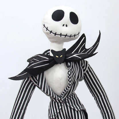 50cm The Nightmare Before Christmas Jack Skellington Plush Toy – Skeleton Jake Stuffed Doll for Kids & Children’s Gifts