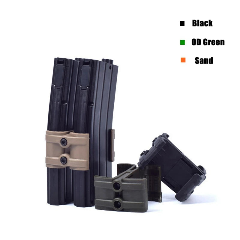 Hunting Speed Reload Tactical Flashlight Bracket – Barrel Clamp Mount for AK, M4, PMAG, M16 Airsoft Magazines